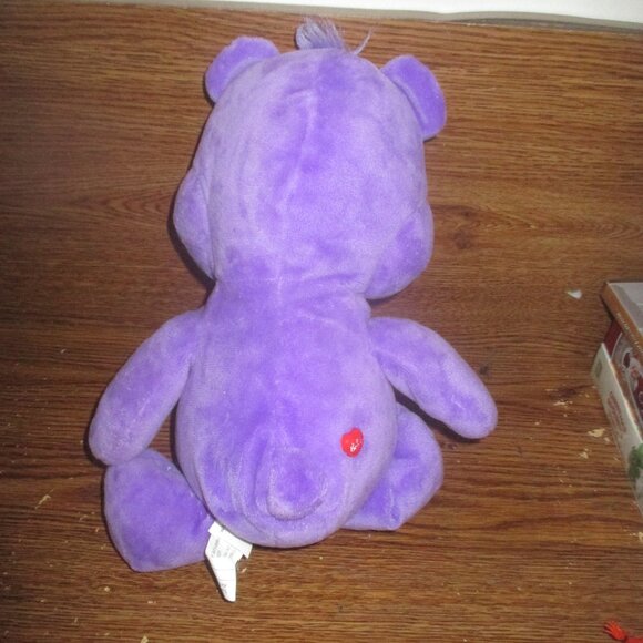 Care Bear Plush Share Bear Heart Lollypop Wide Open Eyes (Cleveland Inc, 2015) - Picture 2 of 5